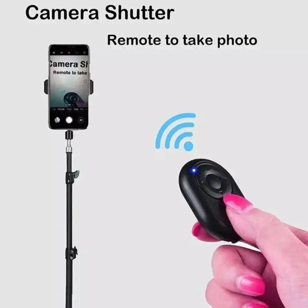 Bluetooth Remote Control Button Wireless Controller Camera Stick Self Timer